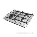 60cm Cuisinière plaque de cuisson gaz Intégré 4 brûleurs